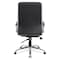 Officesource Merak Collection Executive High Back with Chrome Frame 1501VBK - alternate 5
